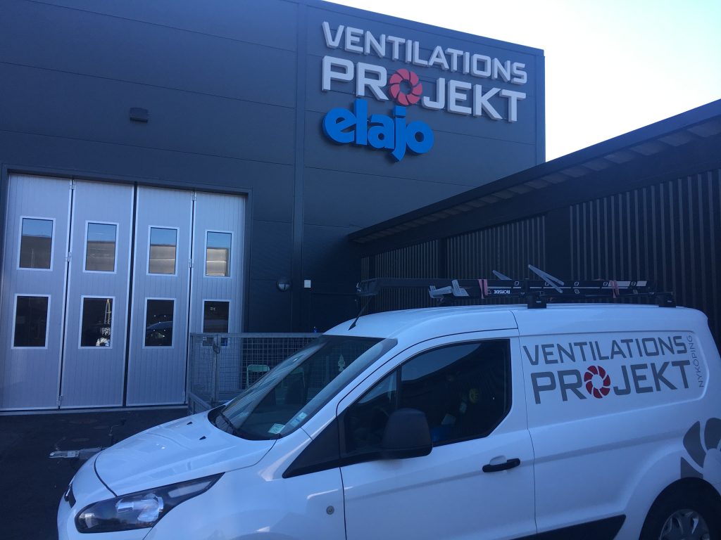 Nya lokaler i Nyköping Ventilationsprojekts nya lokaler i Nyköping
